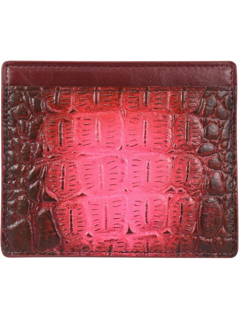 Hand-Painted Genuine Leather Women's Card Holder | Stylish & Durable Accessory